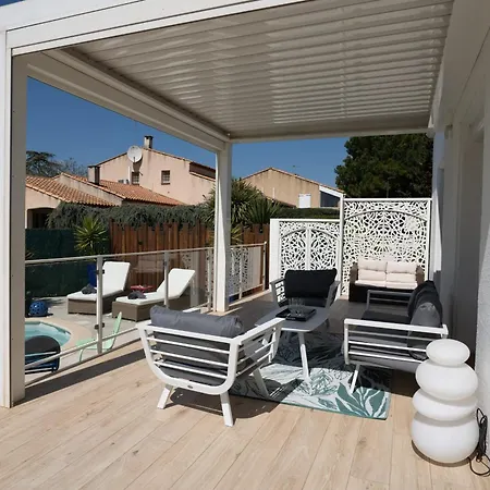 Riboleys Klimatisierte Villa T4bis mit Pool *