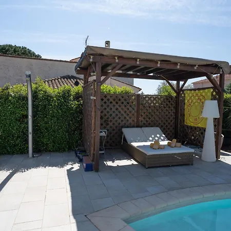 T4bis Climatisee Avec Piscine Privee Et Wifi Villa Vias