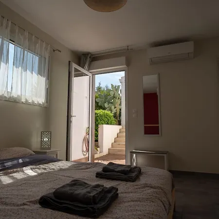 Villa T4bis Climatisee Avec Piscine Privee Et Wifi Vias