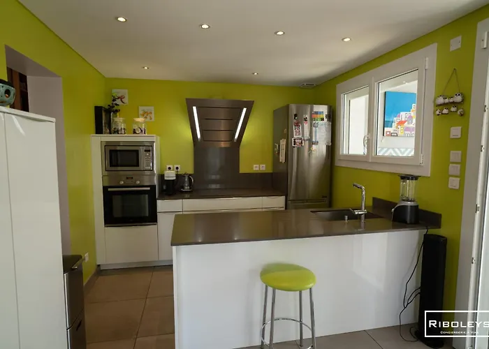 Villa Riboleys - Villa T4Bis Climatisee Avec Piscine Vias