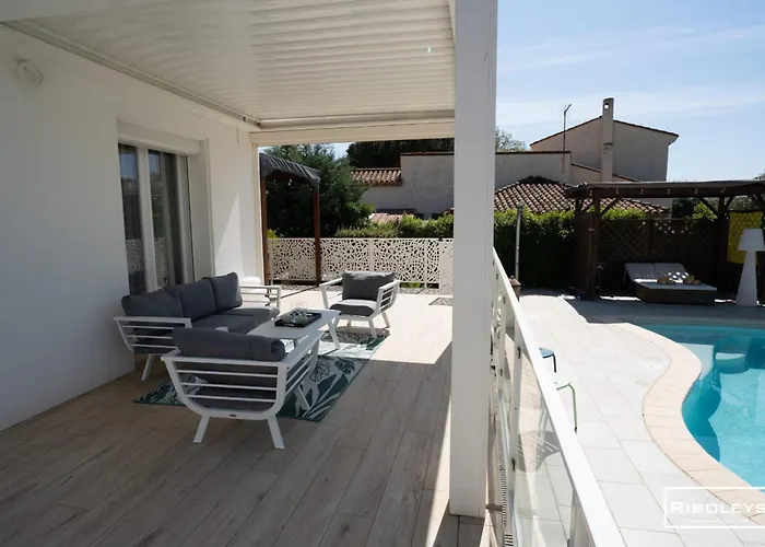 Riboleys - Villa T4Bis Climatisee Avec Piscine